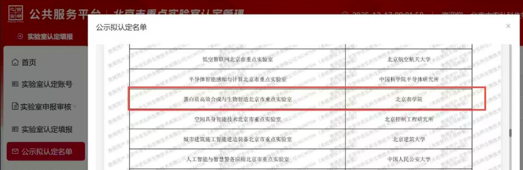 热烈祝贺蛋白质生物智造北京市重点实验室获批